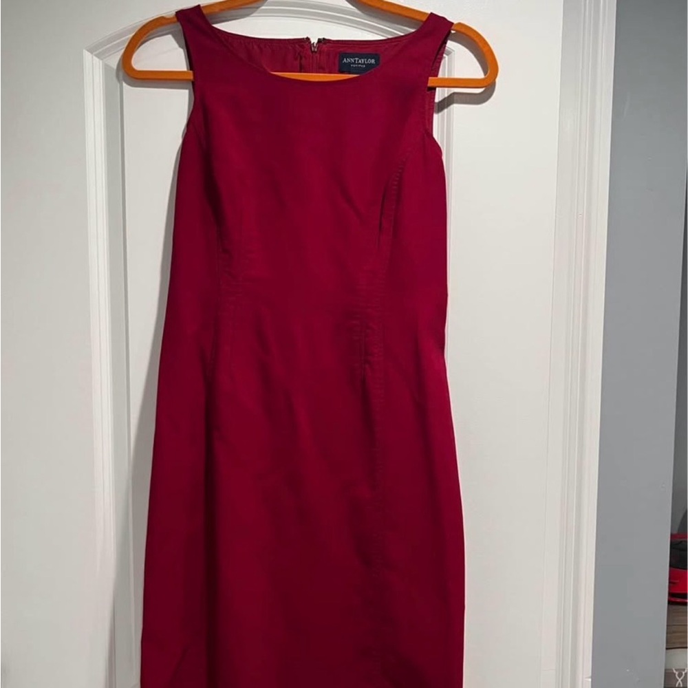 Ann Taylor Women's Pink Midi Dress